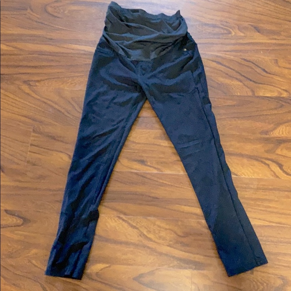 Black maternity leggings